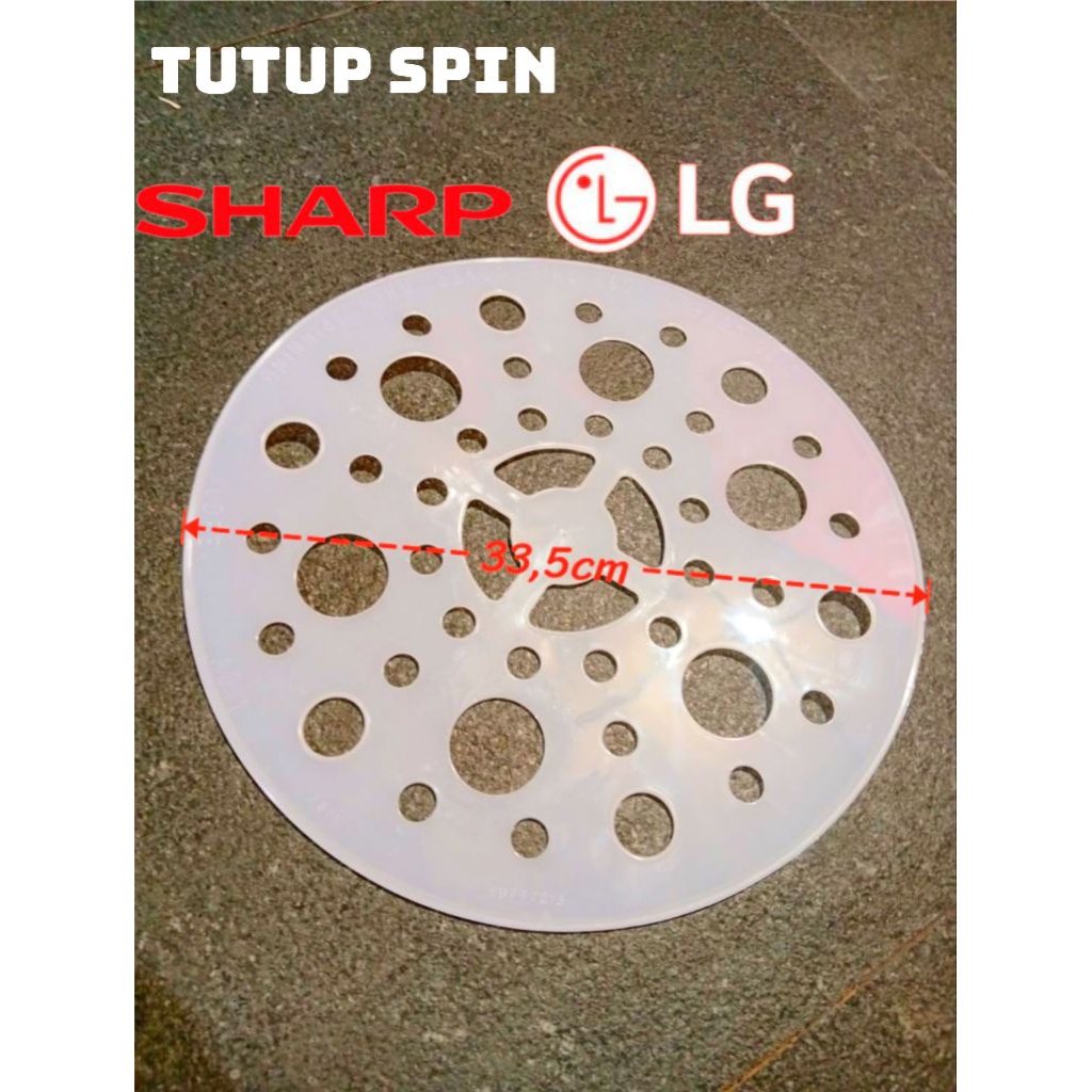 TUTUP PENGERING MESIN CUCI 2 TABUNG 14/15KG 33,5cm
