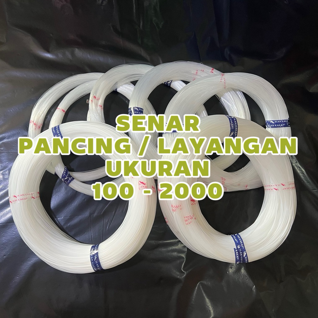 SENAR PANCING / SENAR LAYANGAN UKURAN 100 - 2000 UKURAN ASLI PABRIK ORIGINAL 100%