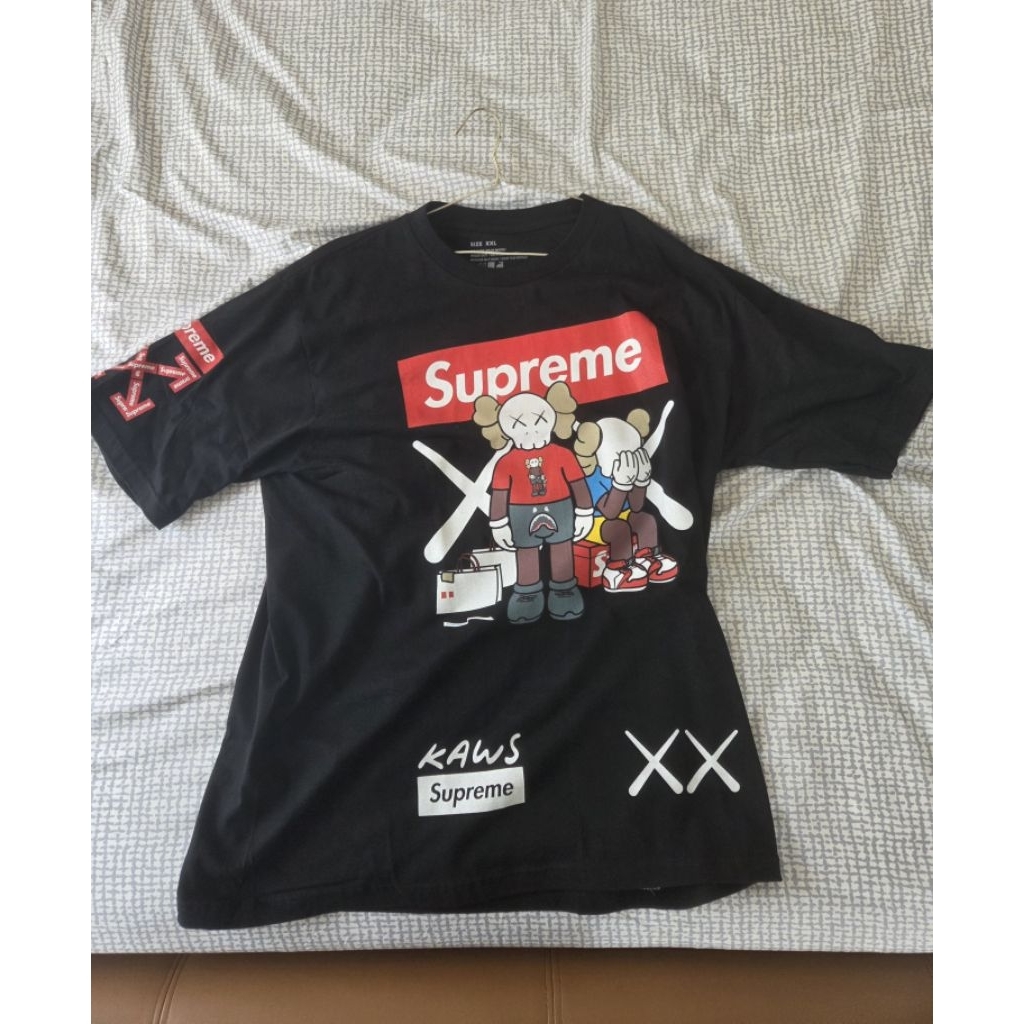 T-Shirt Off White X Supreme Full Tag XXL
