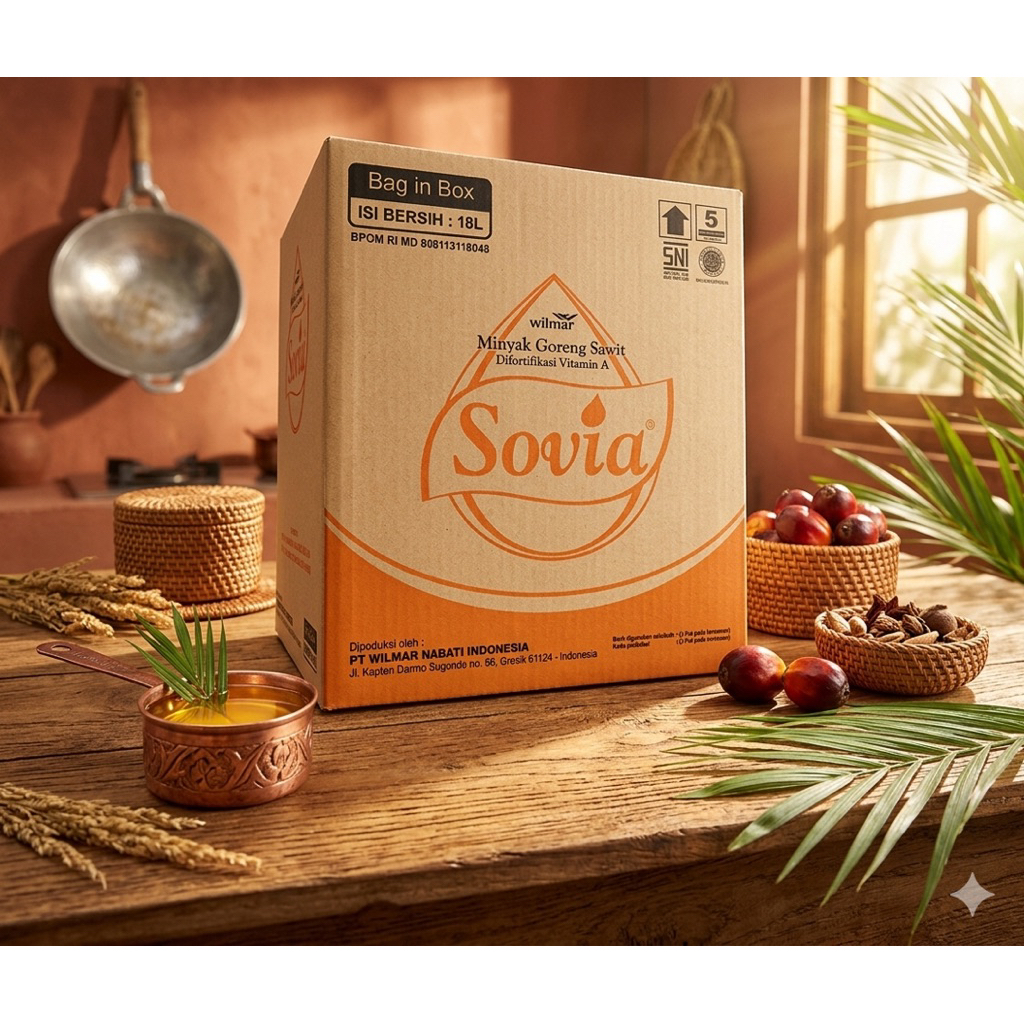 Minyak Goreng Sovia 18 liter BIB