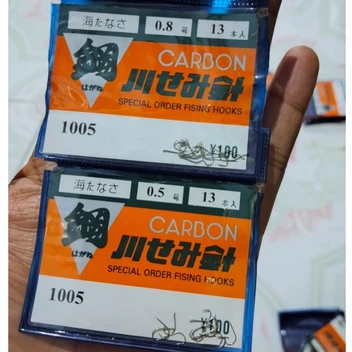 MATA KAIL CARBON 1005 KAWASEMI HOOKS BAGONG NON LUBANG