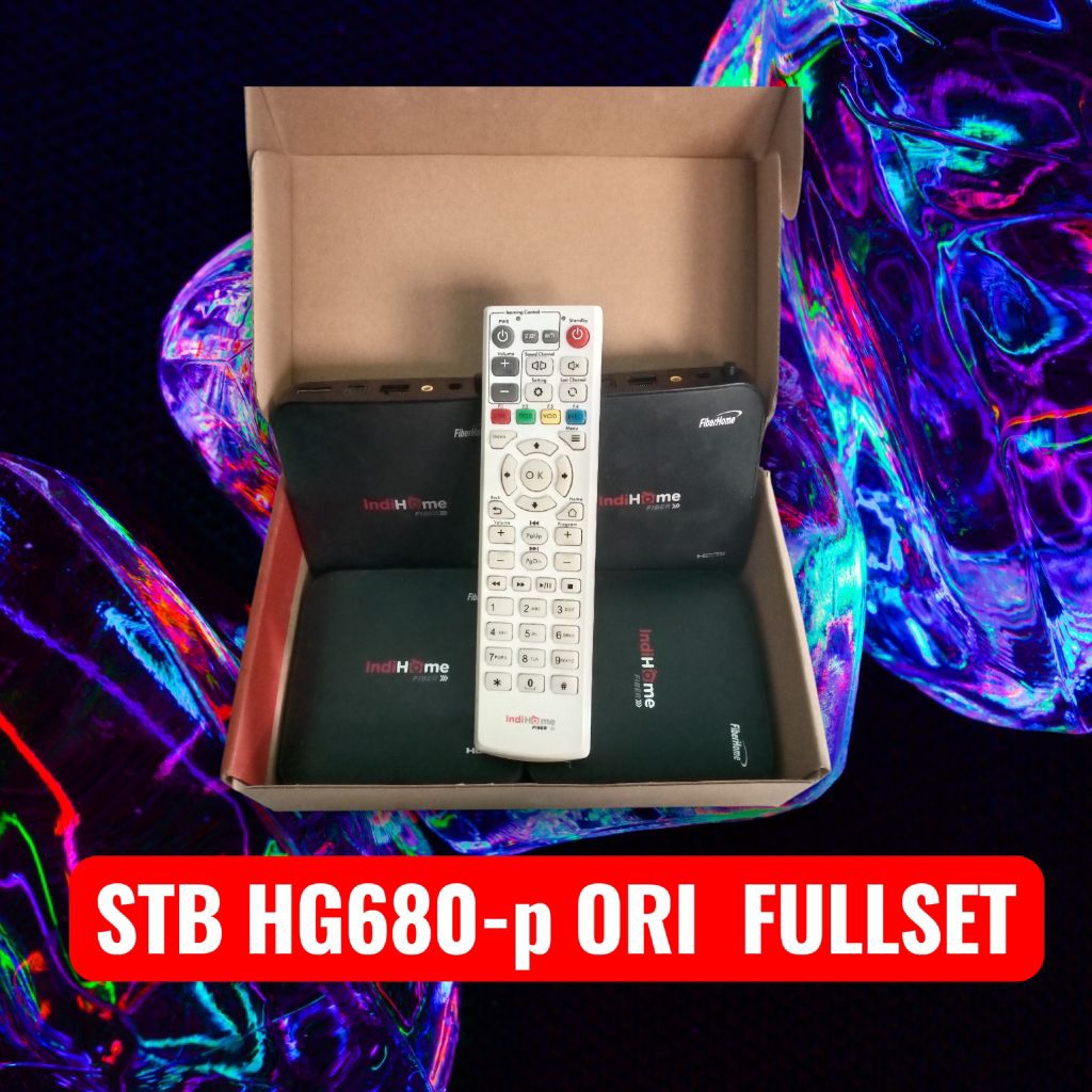 STB ANDROID MERK HG680-P&HG680-FJ FULLSET DAN BATANGAN ORI