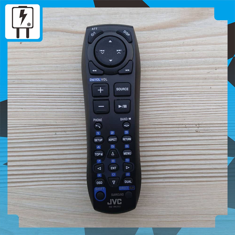 Remot Tape Mobil JVC RM-RK255 Remote Controller RM-RK252P Audio Player DVD CD VCD