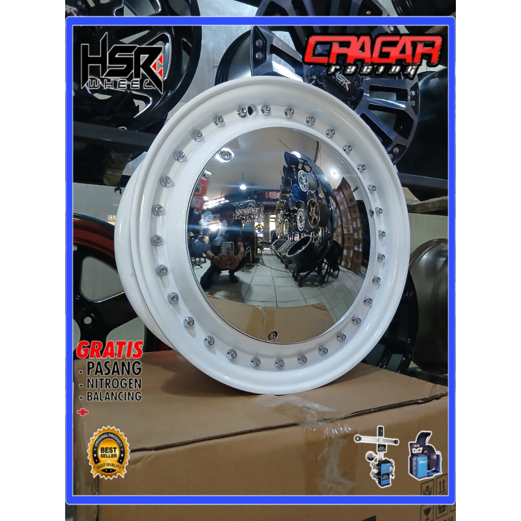 Velg Model Antik Ring 14 Lubang 4 Buat Mobil Wuling Air Ev Karimun Kotak Dll - HSR MIRROR