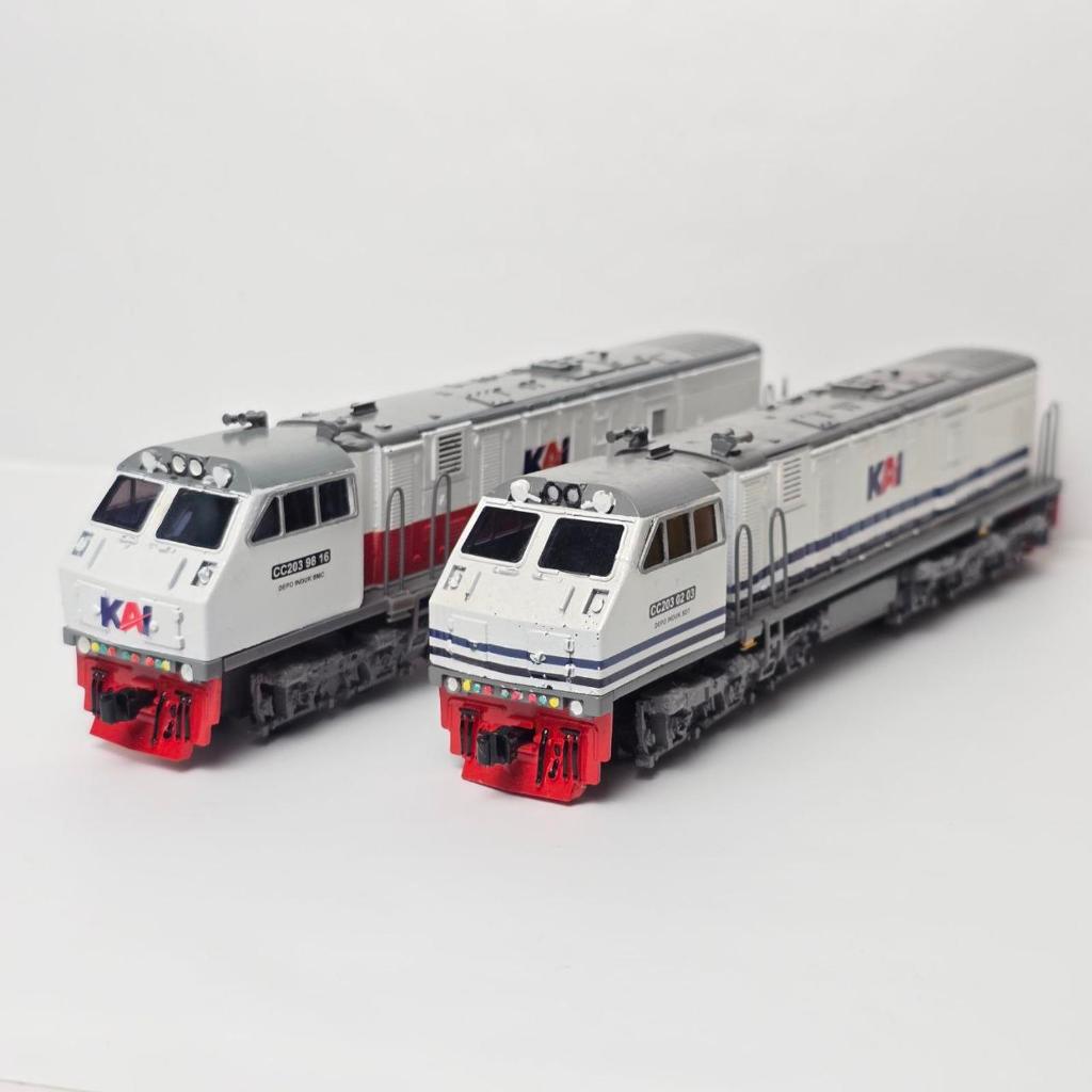Miniatur Lokomotif CC203 by Medarrie Works | HO Scale 1:76 | Kereta Api Model
