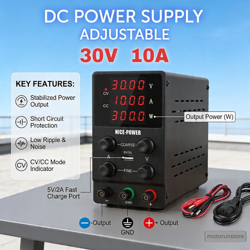 Power Supply DC 30V 10A Adjustable NICE-POWER SPS3010