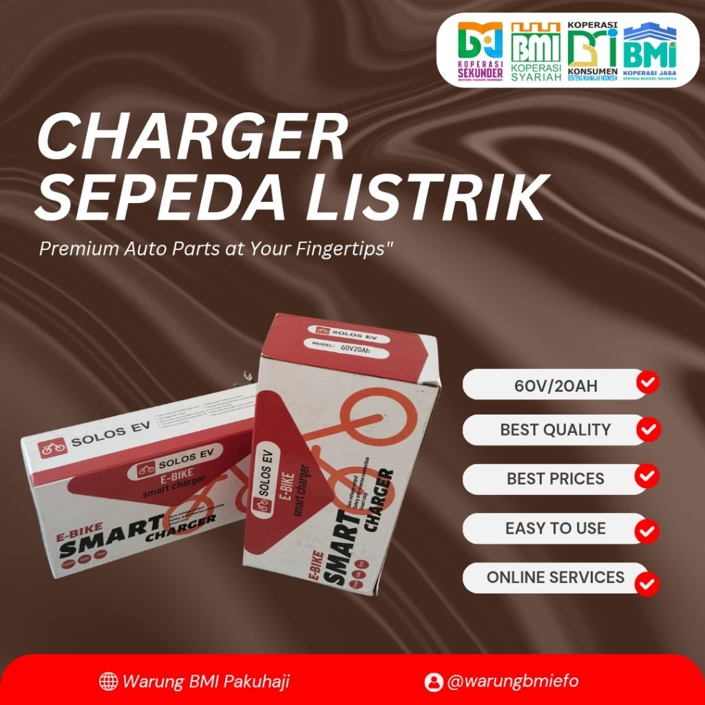 CHARGER 60V/20AH SEPEDA LISTRIK