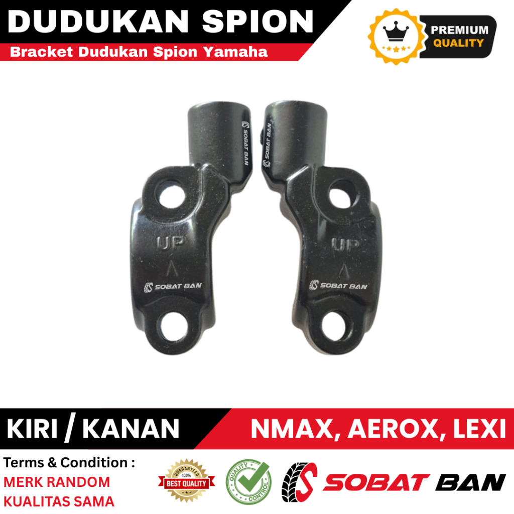 BRACKET DUDUKAN SPION NMAX AEROX LEXY KIRI KANAN MOTOR YAMAHA