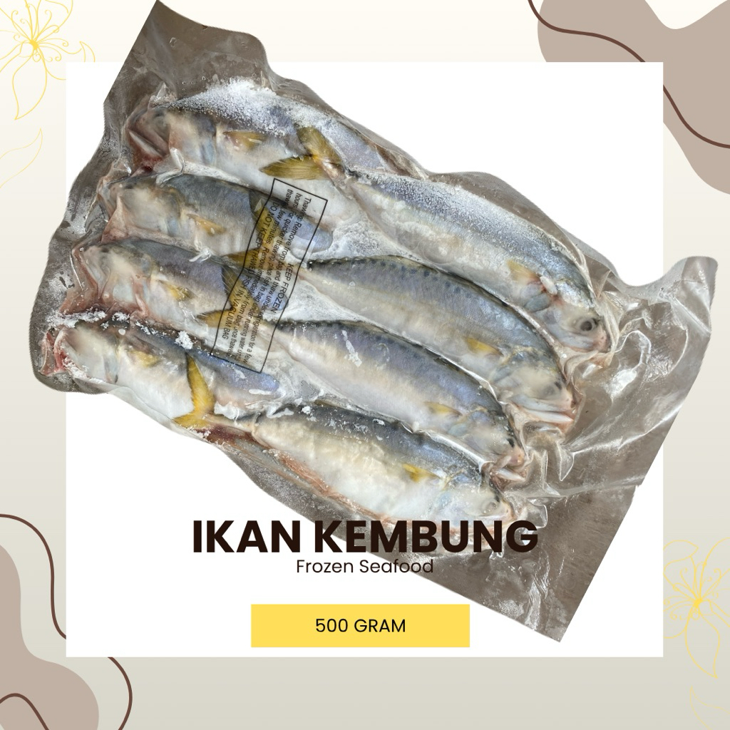 IKAN KEMBUNG 500 GRAM | IKAN LAUT | IKAN KEMBUNG UTUH | FISH FROZEN