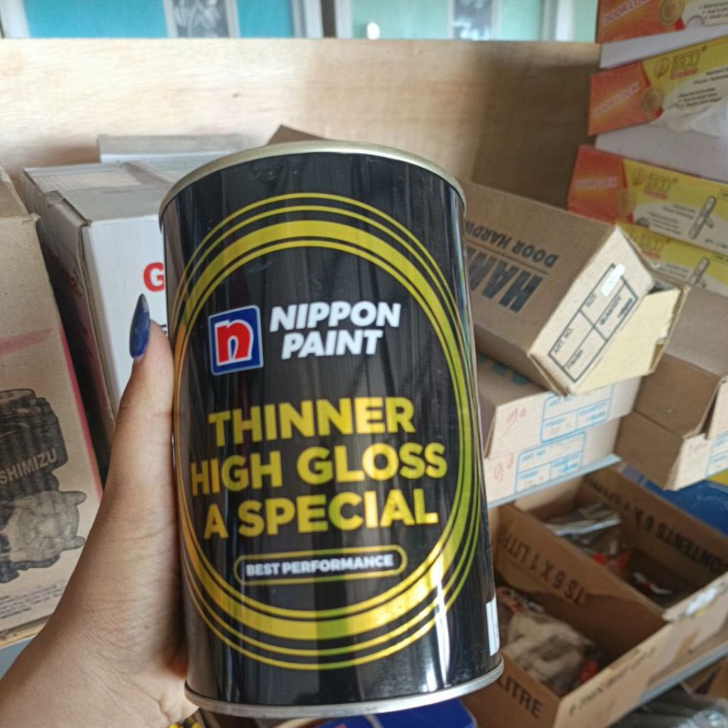 NIPPON PAINT THINNER HIGH GLOSS A SPECIAL PENGENCER CAT 1 LITER