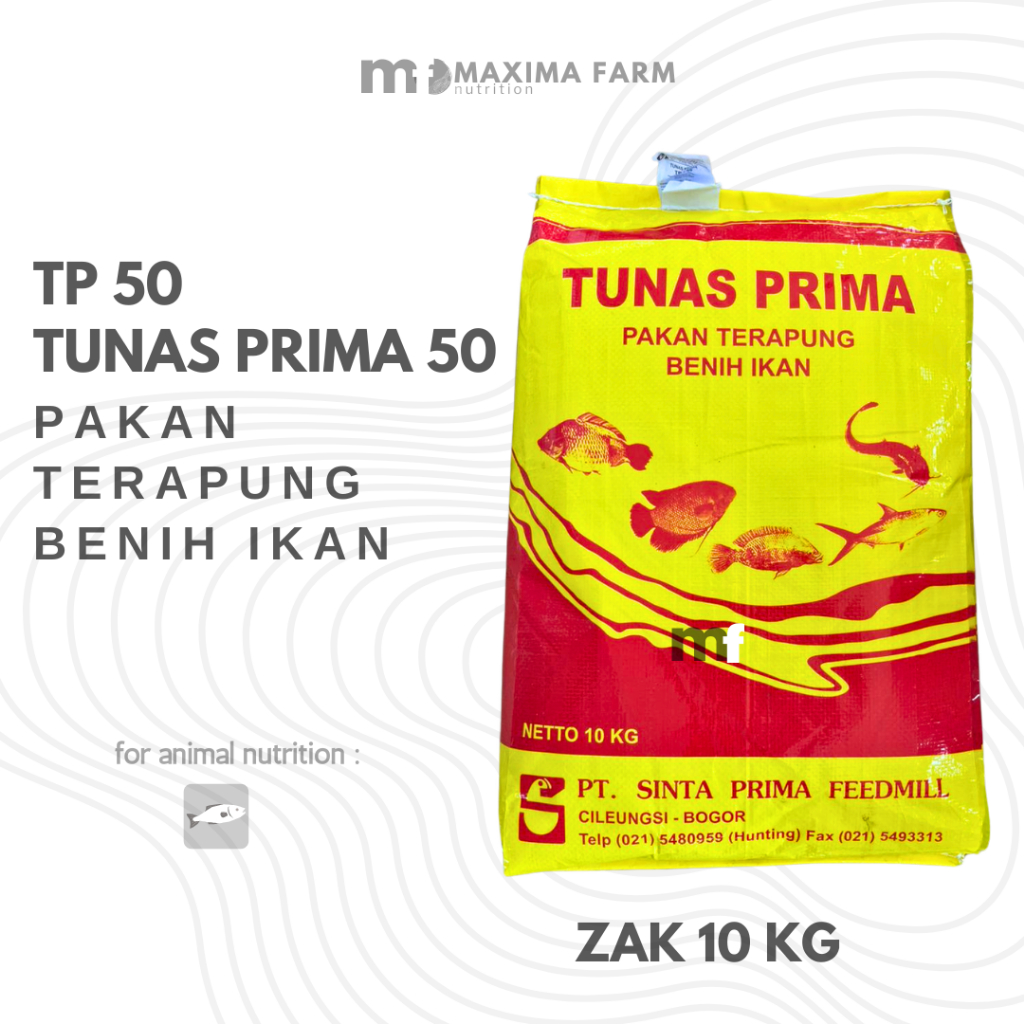 TUNAS PRIMA TP50 TP80 TP120 10kg Pakan Ikan Apung Lele Nila Patin Gurame Hias
