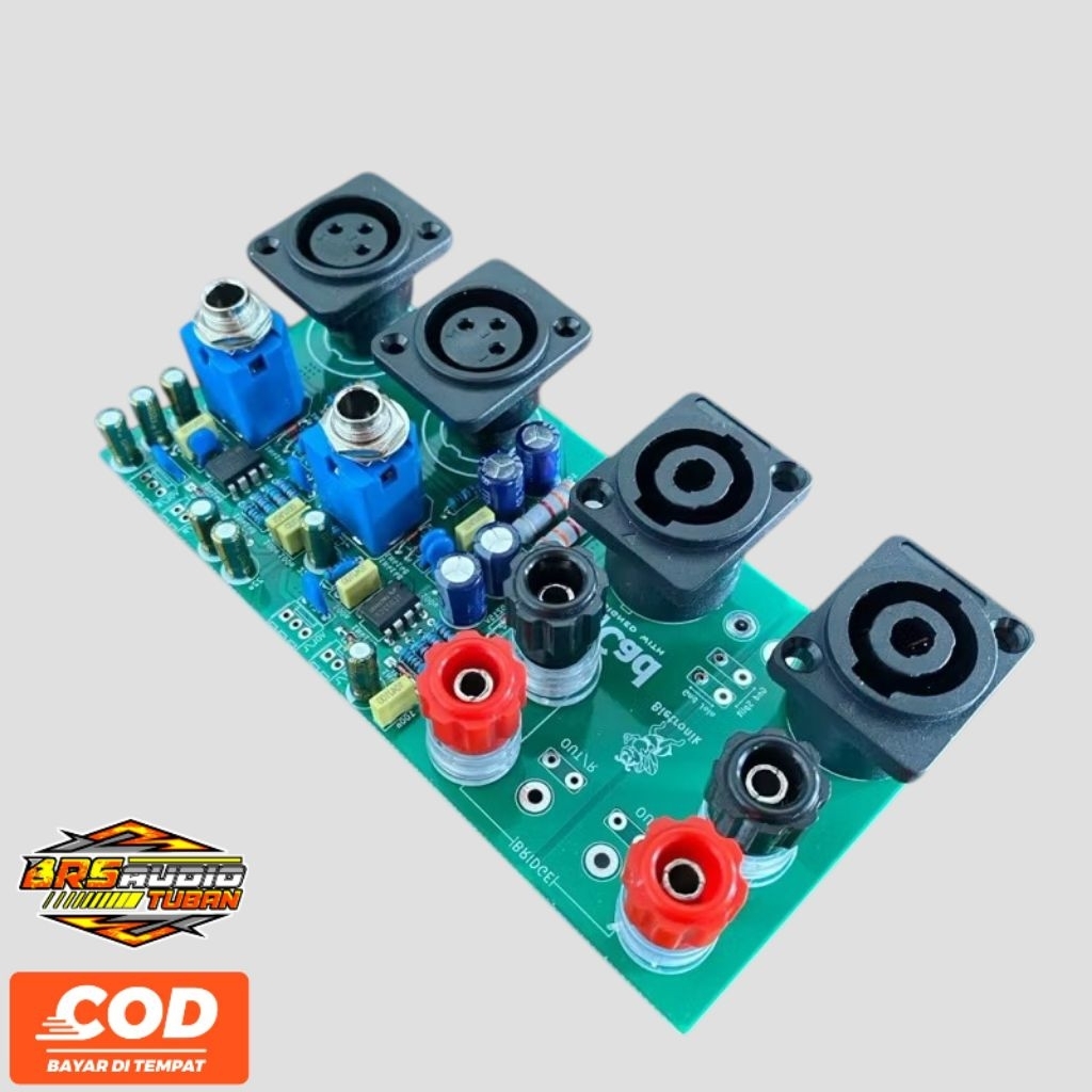 Kit Panel belakang power CA5 CA10 CA20 CA30  input balance Pcb dobel layer