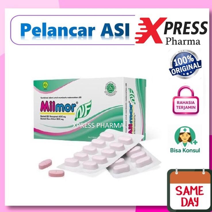 XPRESS  MILMOR NF 10 Tablet Pelancar Lancar ASI Vitamin Menyusui Zr
