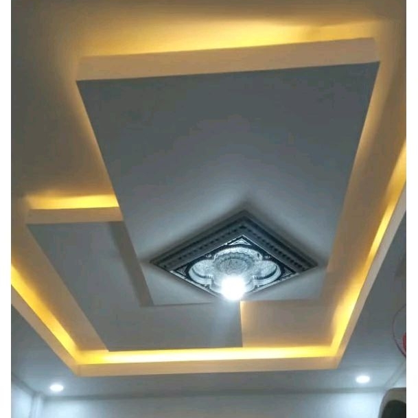 plafon gypsum terpasang