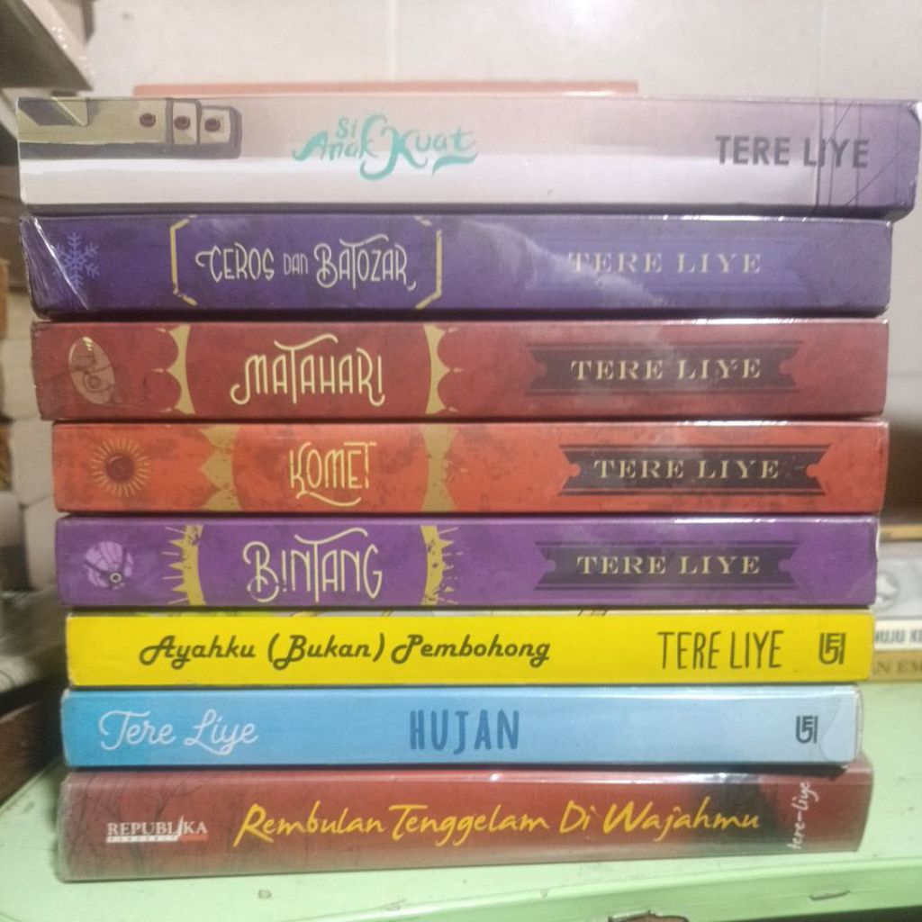 (PRELOVED) Buku Novel Tere Liye, Series Bumi, Series Aksi, Series Si Anak Original
