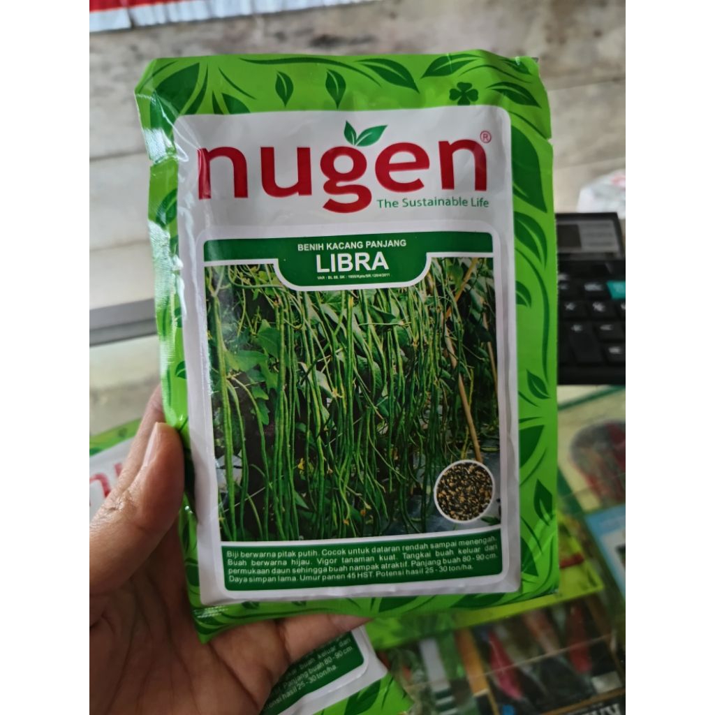 Benih kacang panjang Libra (Nugen) 100gram