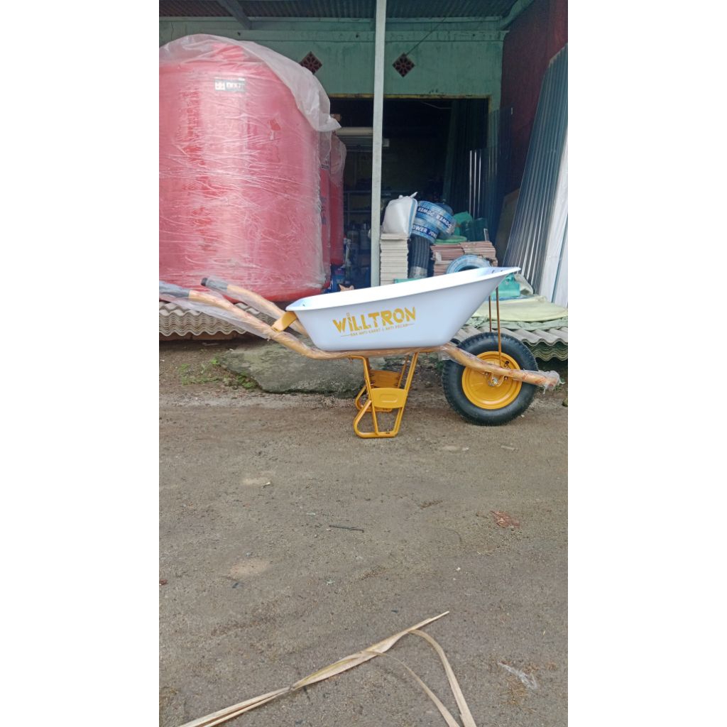 TROLI / Gerobak Sorong / Lori /Angkong Bak FIBER KUAT