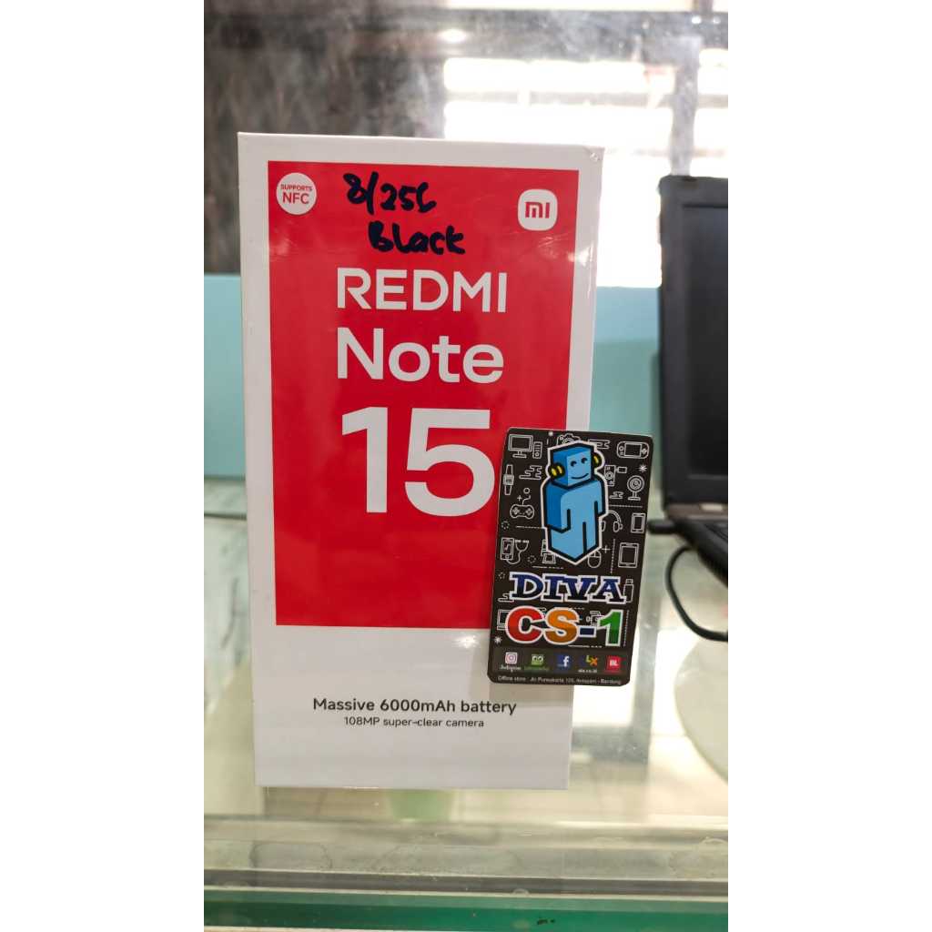 Xiaomi Redmi Note 15 4G Ram 8Gb 256G Gaming Helio G100 Ultra AMOLED 120Hz NFC Bdg Antapani DSK