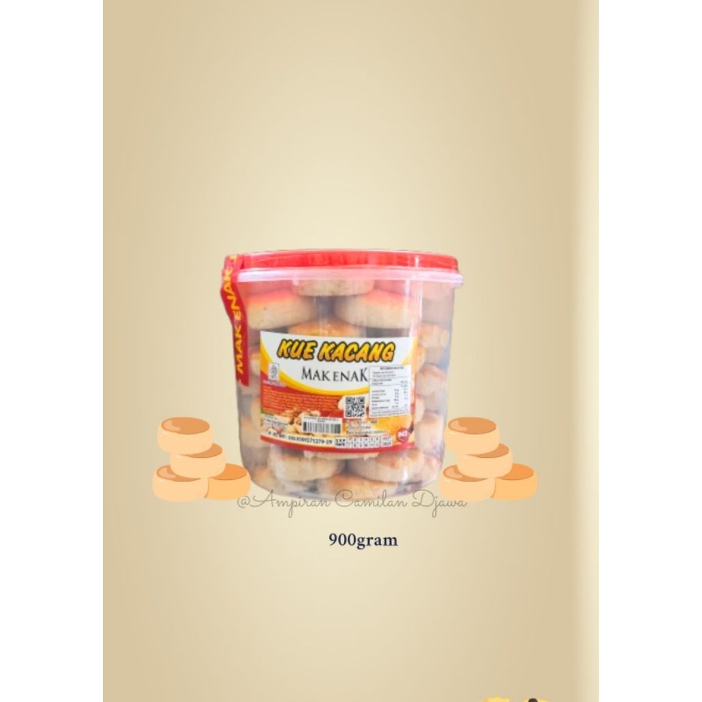 Kue Kacang Mak Enak Jember ORI / monde susu/janit Mak Enak /Kue mak Enak - Ampiran Camilan Djowo