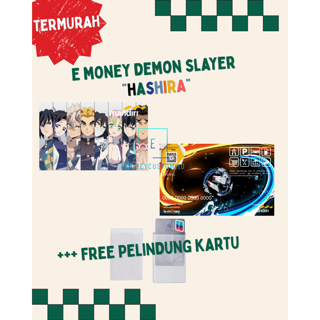 e Money Demon Slayer Version "Hashira " (Support NFC)
