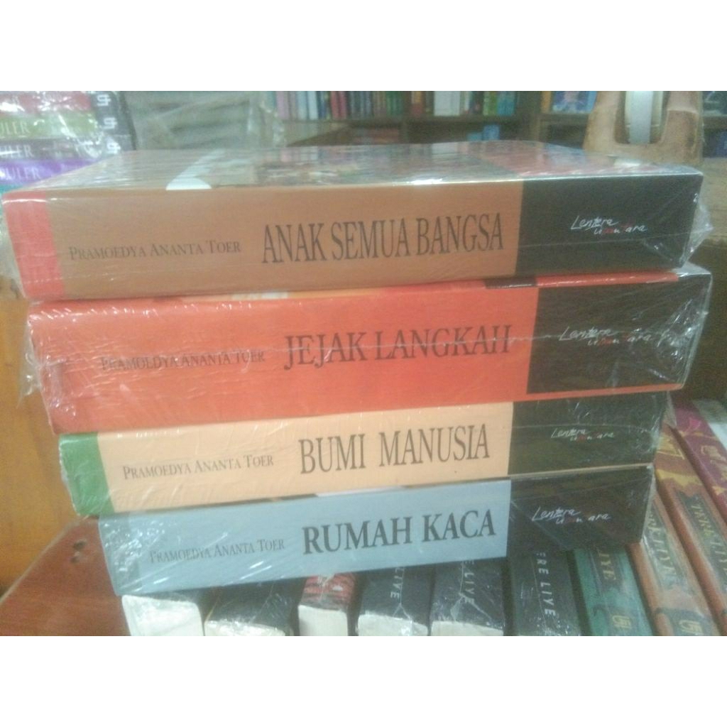 buku paket 4 buku tetralogi pramoedya ananta toer