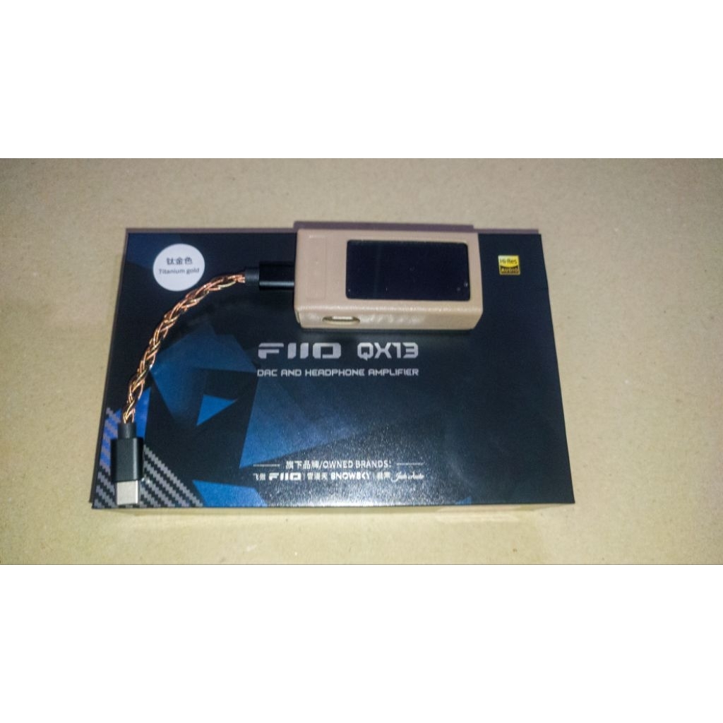 FIIO QX13 Titanium Gold - Second Terawat