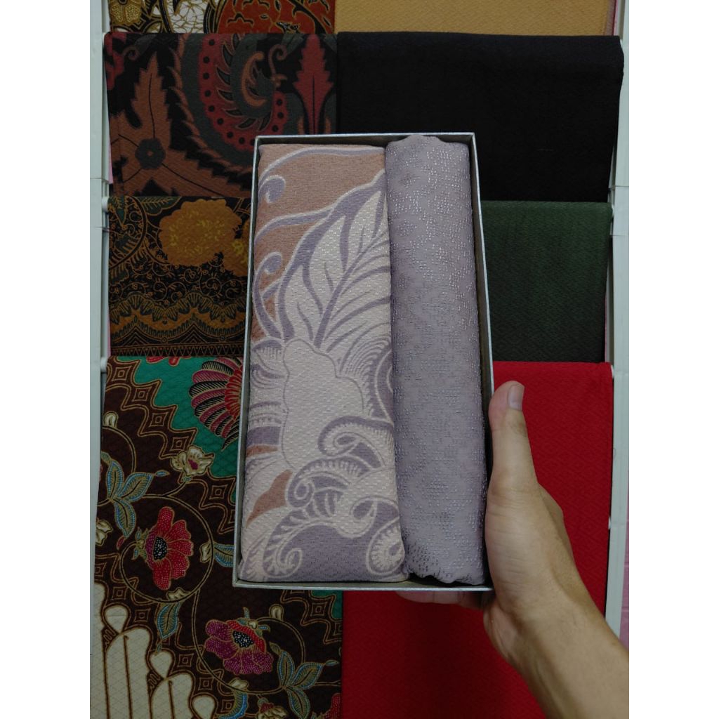 Promo Kain batik doby/Bahan batik katun/Batik cirebon/Batik semi sutra/Batik tulis/Setelan batik