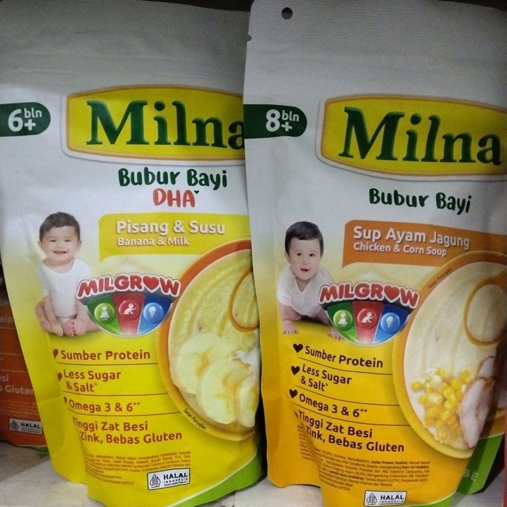 MILNA BUBUR BAYI 6 BULAN + & 8 BULAN +
