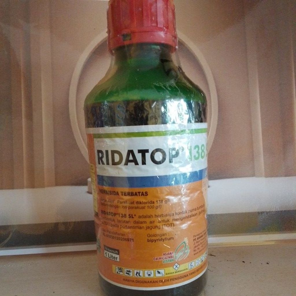 Herbisida RIDATOP 138SL Obat Rumput Hijau Pembasmi Semak Gulma Tanaman Jagung Gulma Daun Lebar dan R