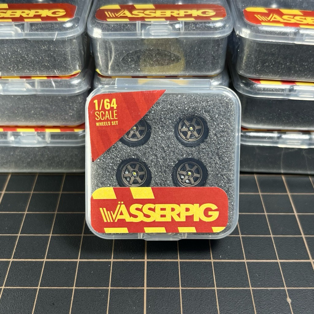 Velg Diecast Miniscale WASSERPIG Wheels TE37SB Bronze