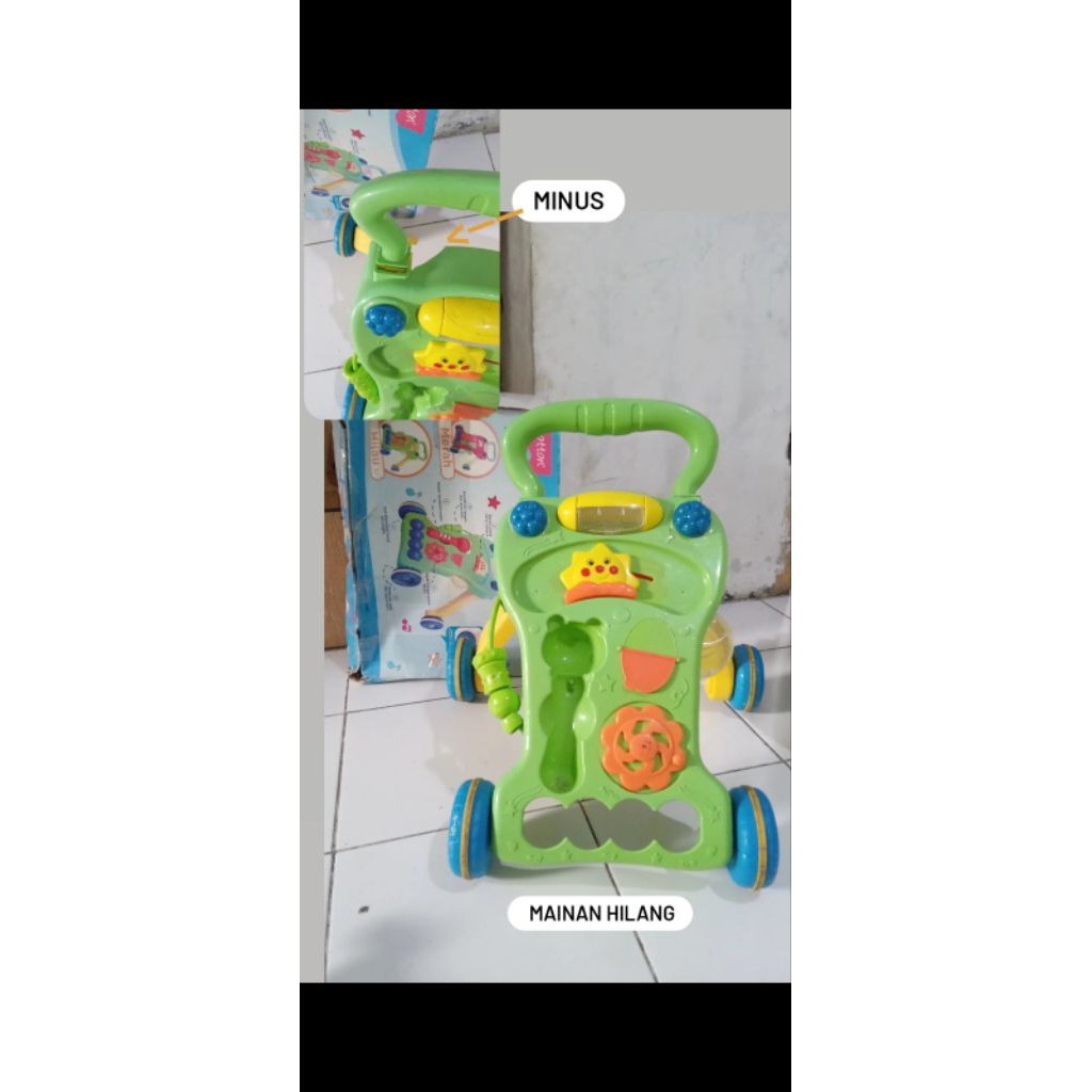 PERLENGKAPAN ANAK DAN BAYI TAKE ALL STROLLER RODA DORONG DAN MEJA MAKAN PRELOVED