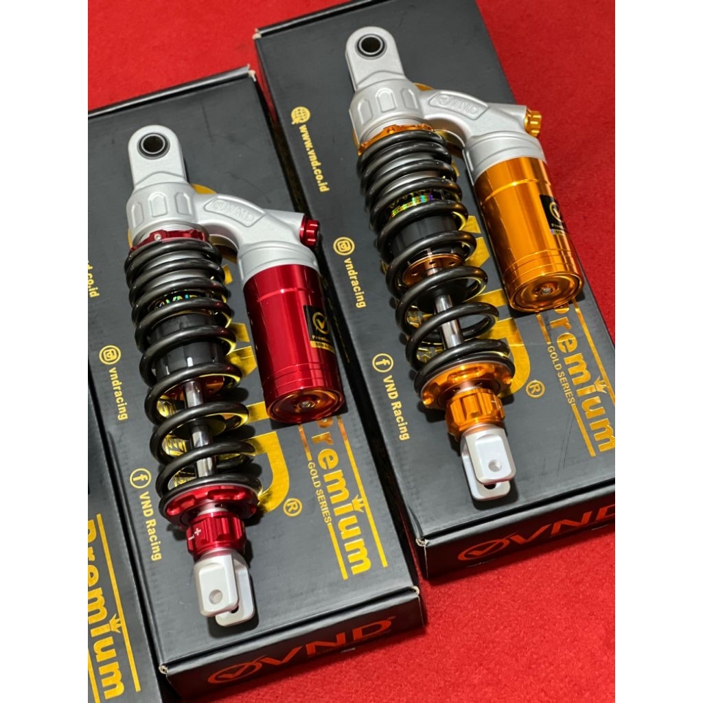 SHOCK BELAKANG VND AK555 330MM PEMAKAI MOTOR BEAT,GENIO, SCOOPY,VARIO,BEAT KARBU, STYLO