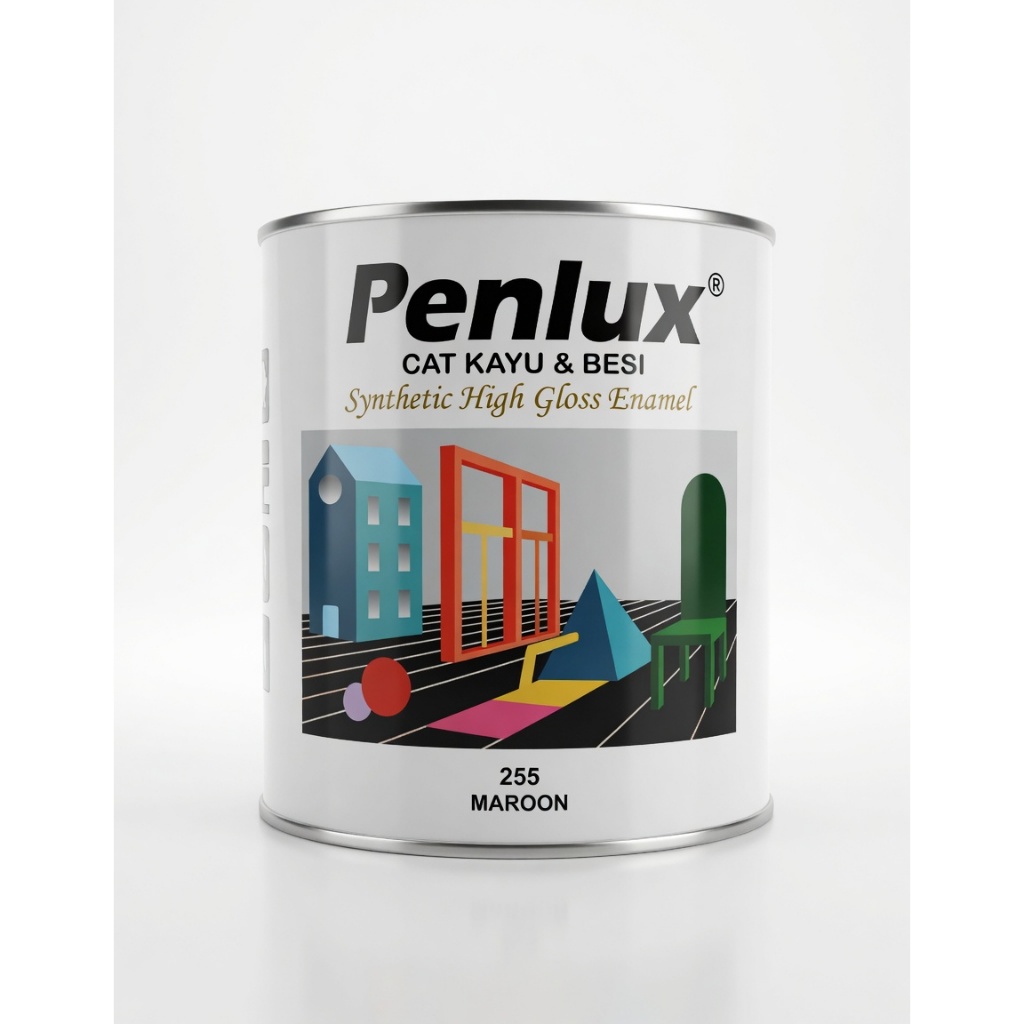 PENLUX Cat Besi & Kayu 1 KG (Lengkap Semua Warna)