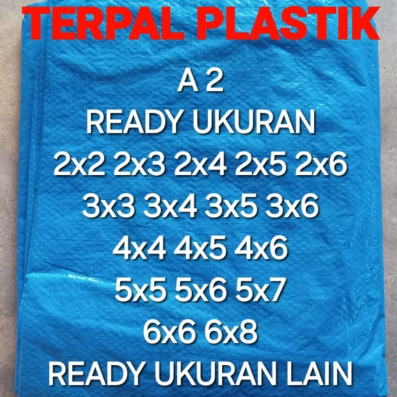 Terpal Tenda 2x2 2x3 2x4 A2 Terpal Jemur Padi Terpal Serbaguna