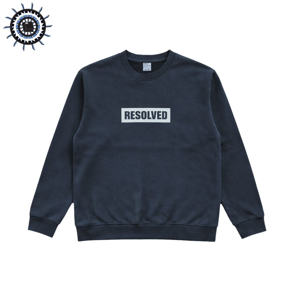 Crewneck Giordano Navy Resolved Heavyweight