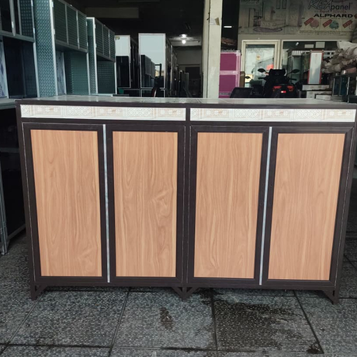 CHAT ADMIN YA/140*44*70/kitchen set 4 pintu atas bawah/kitchen set 4 pintu alumunium acp/rak piring/
