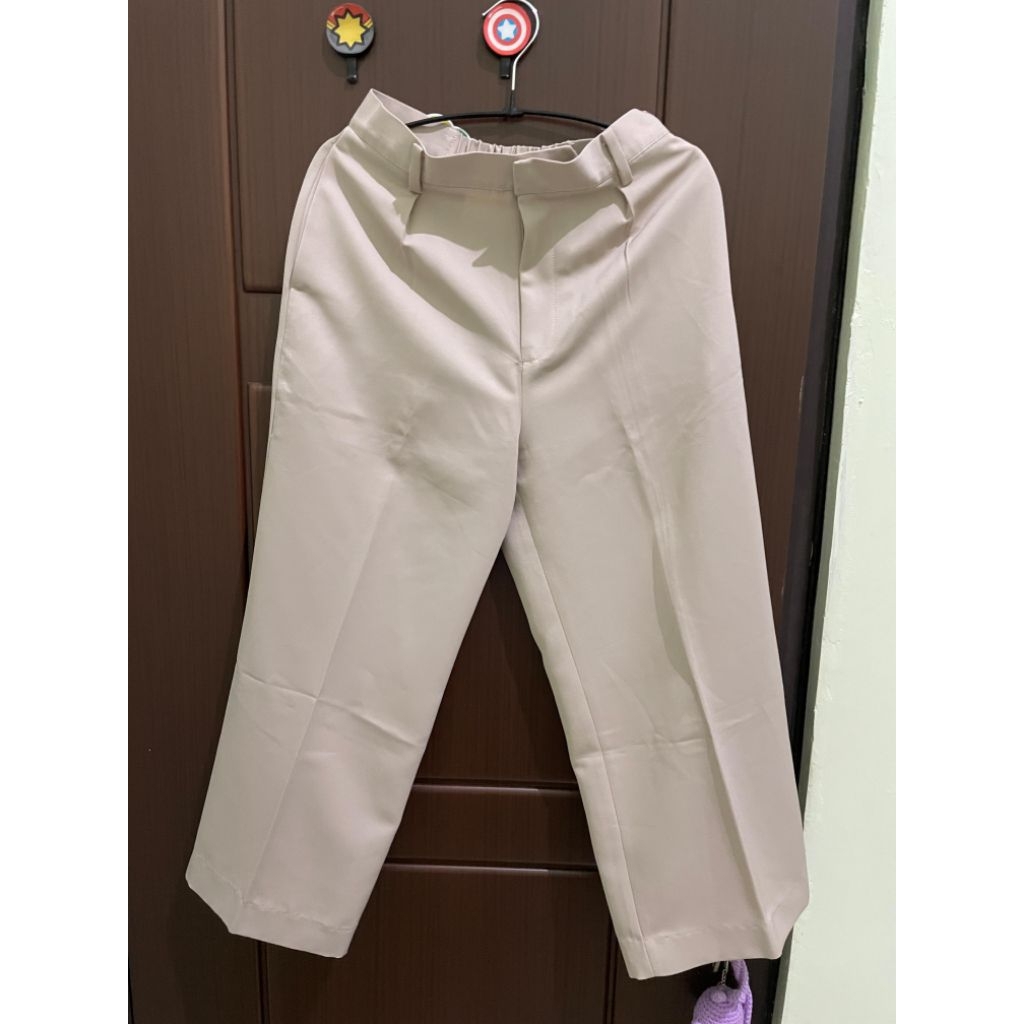 thenblank x isyana waltz pants cream