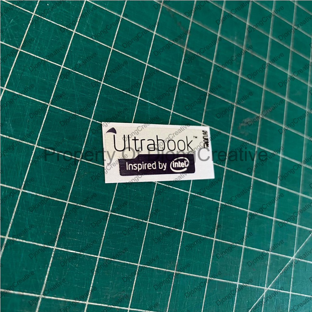 Stiker Ultrabook Grey