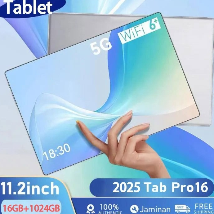 Cy Tablet Baru Pro16 Tablet PC for Pria Anak Murah 11.6inci Tablet Android RAM 16+1024GB ROM Terbaru