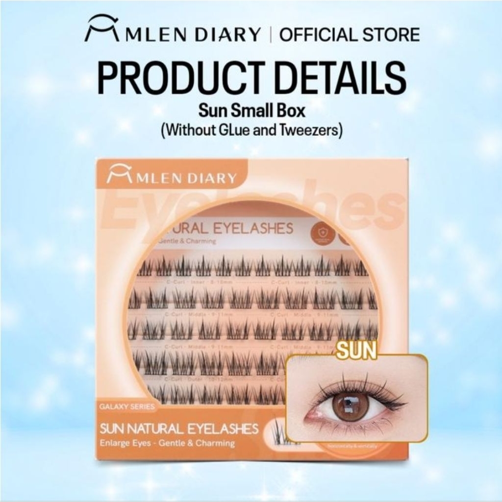 BY.FAST-Mlen Diary Eyelash Sun Natural Small