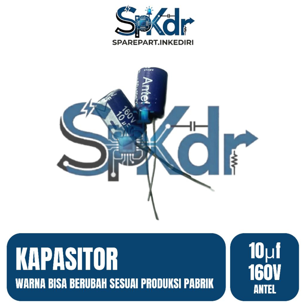 Kapasitor Elco 10uf 160V +85° marcom , 10uf 160V Antel