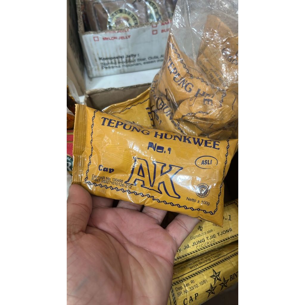 TEPUNG HUNKWE CAP AK DAN CAP 3 BINTANG