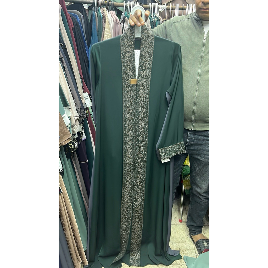 Abaya outer Wanita Dewasa Mesir Free Pashmina original Premium Gamis Hitam Muslim Arab Umroh Dress B