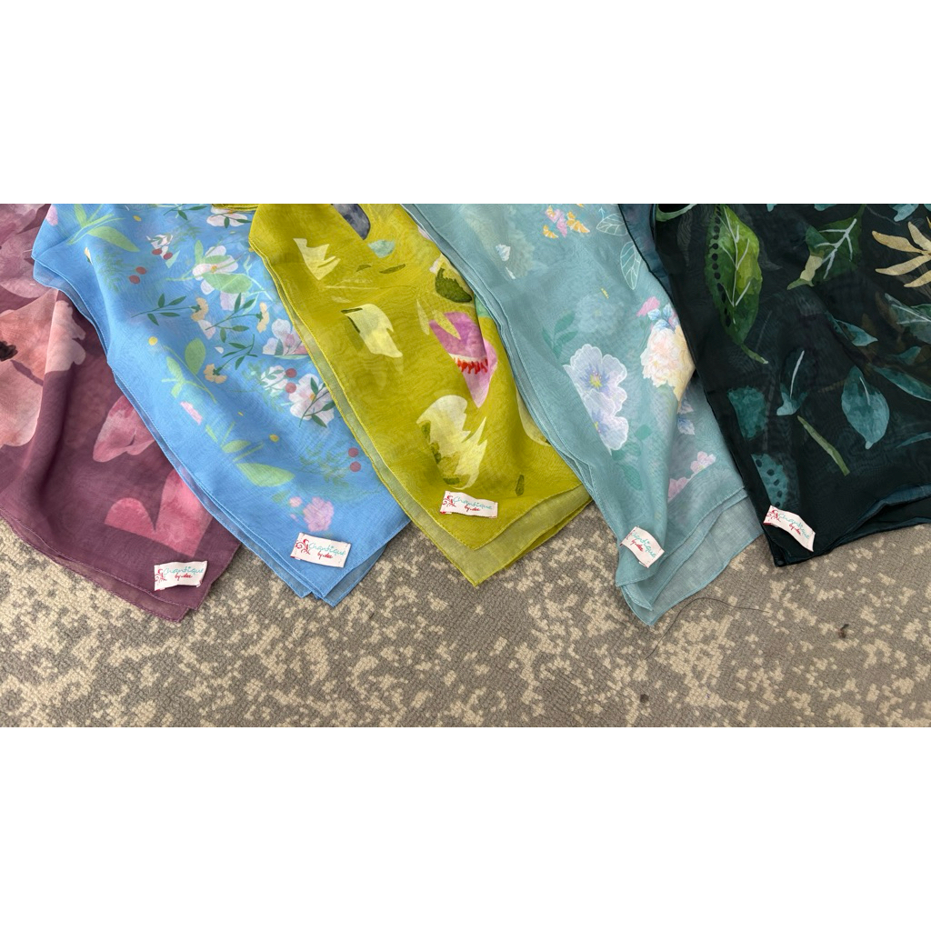 Jilbab Segiempat Paris Jepang Premium