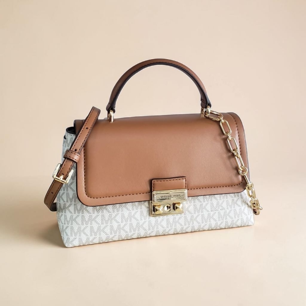 m*k crossbody vanilla brown ori
