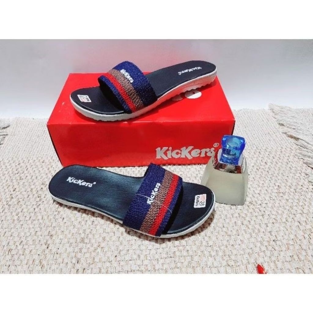 SANDAL SELOP WANITA TURKEY / SANDAL SELOP RAJUT