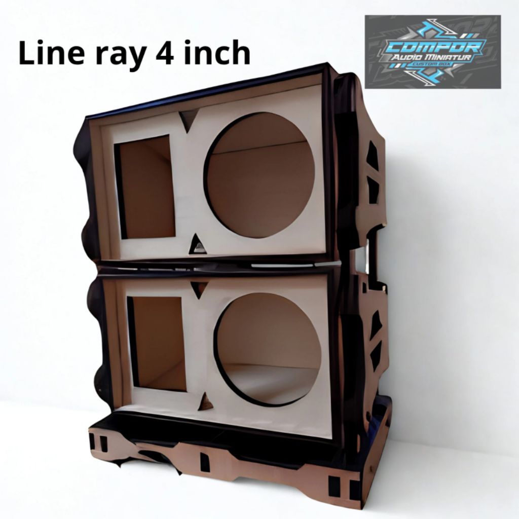 Box Speaker Line Array 4 inch Fullset