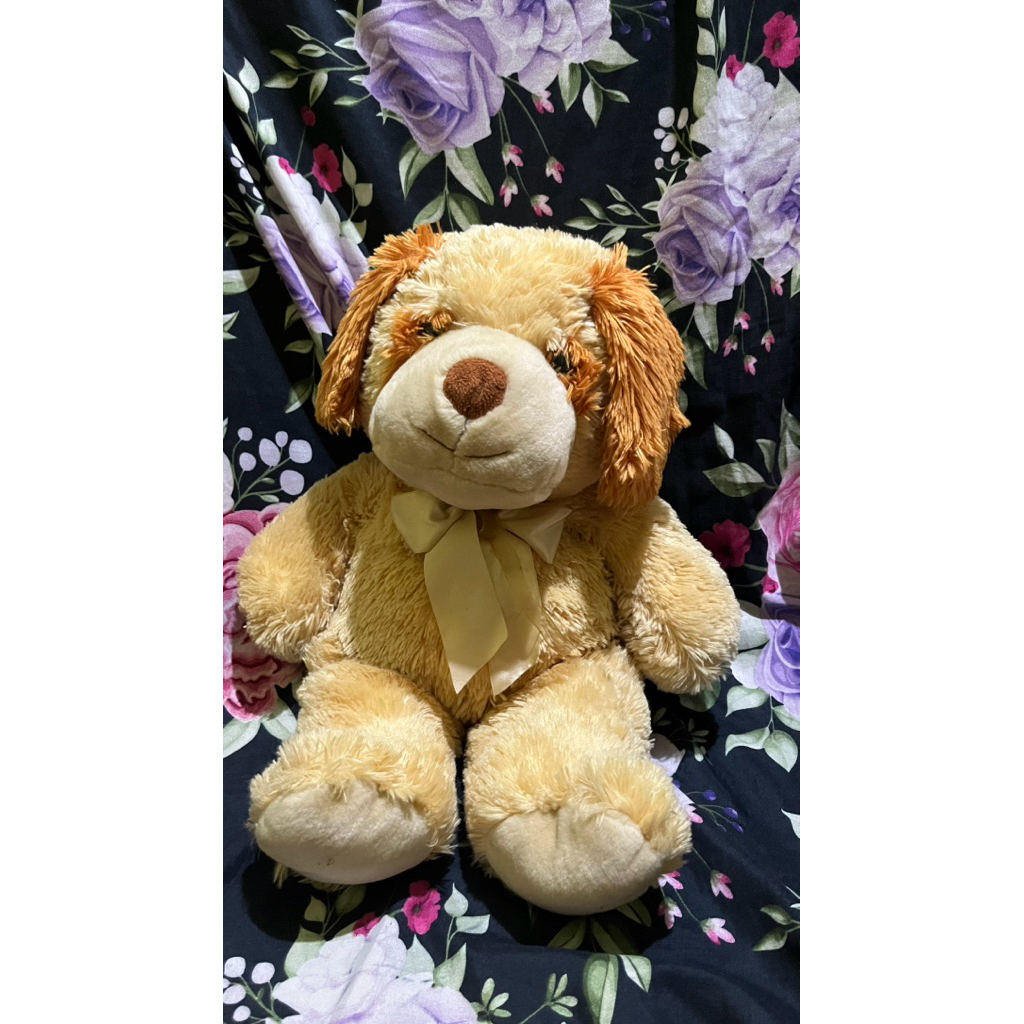 boneka pl anjing guguk coklat