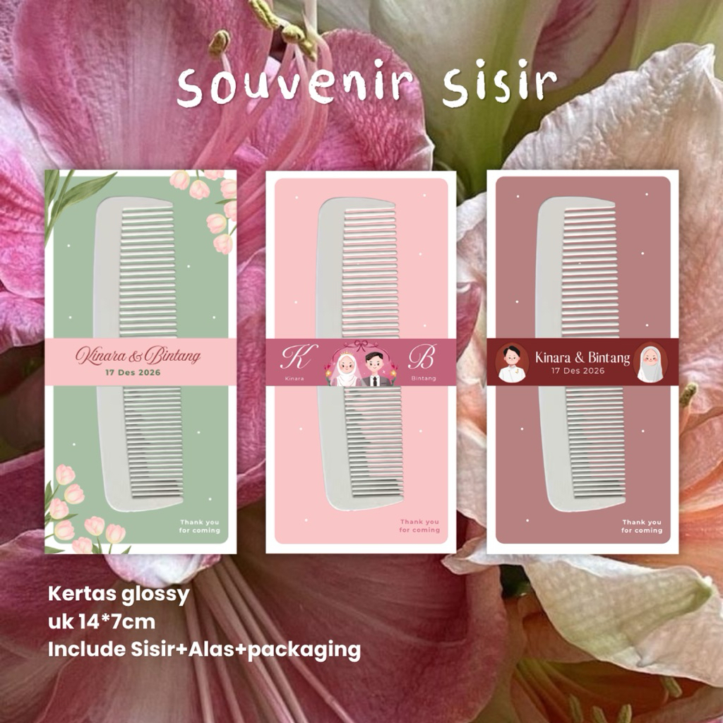 Souvenir Sisir Aesthetic | Souvenir Nikah Aesthetic