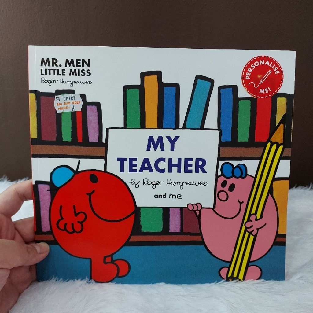 BIG BAD WOLF BOOKS • MR. MEN LITTLE MISS : MY TEACHER - PICTURE BOOK BBW IMPORT